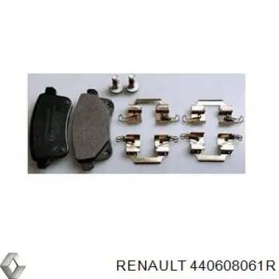 Sapatas do freio traseiras de disco Renault (RVI) 440608061R preço, a partir de 29,09 USD
