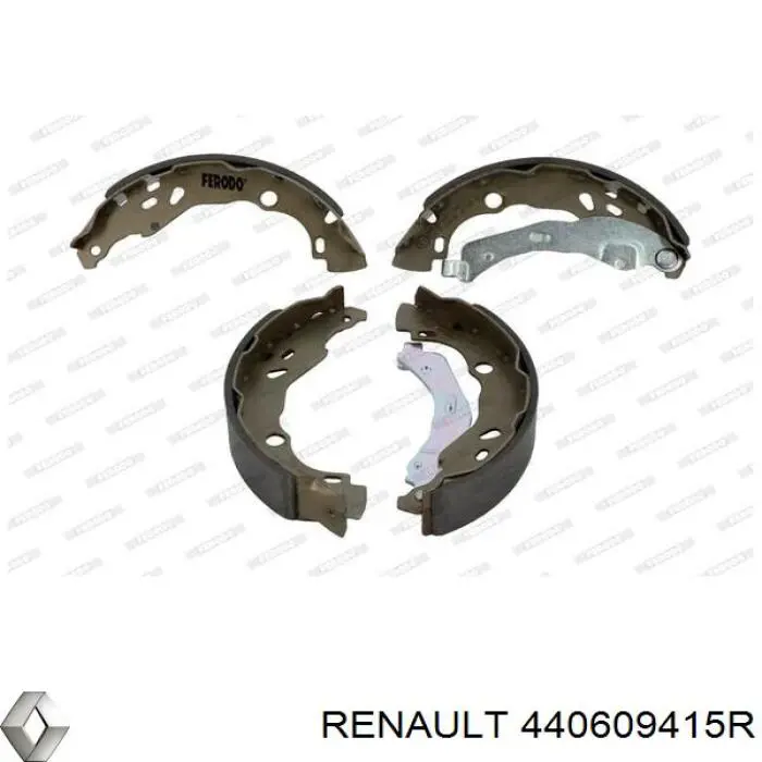 440609415R Renault (RVI) Sapatas do freio traseiras de tambor