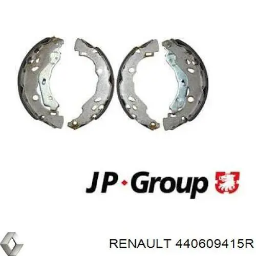 Compre 440609415R Renault (RVI) Sapatas do freio traseiras de tambor