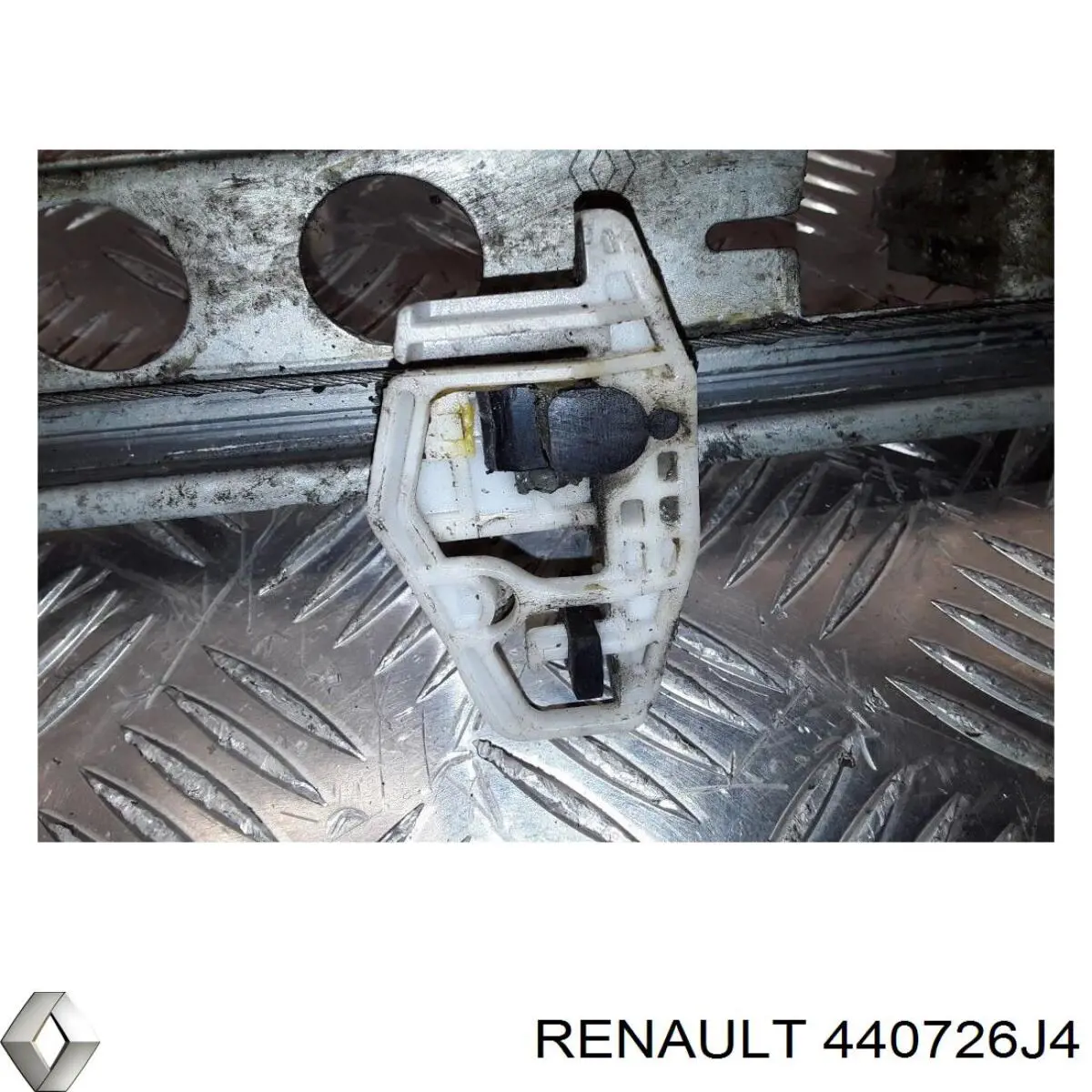 Motor de acionamento de vidro da porta dianteira direita Renault (RVI) 440726J4