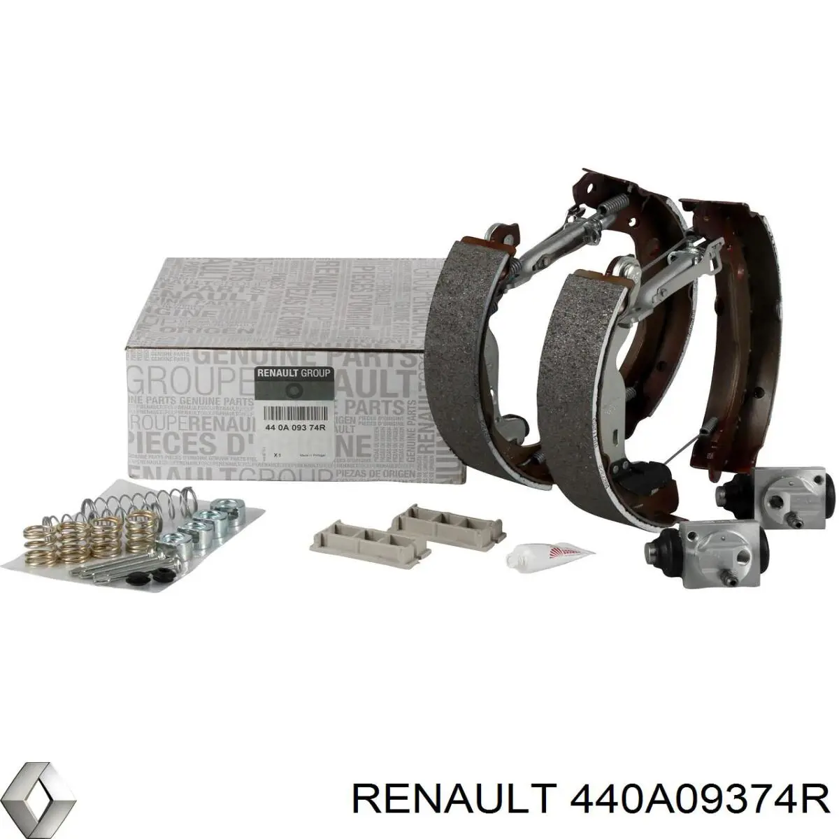 Sapatas do freio traseiras de tambor Renault (RVI) 440A09374R preço, a partir de 44,32 USD