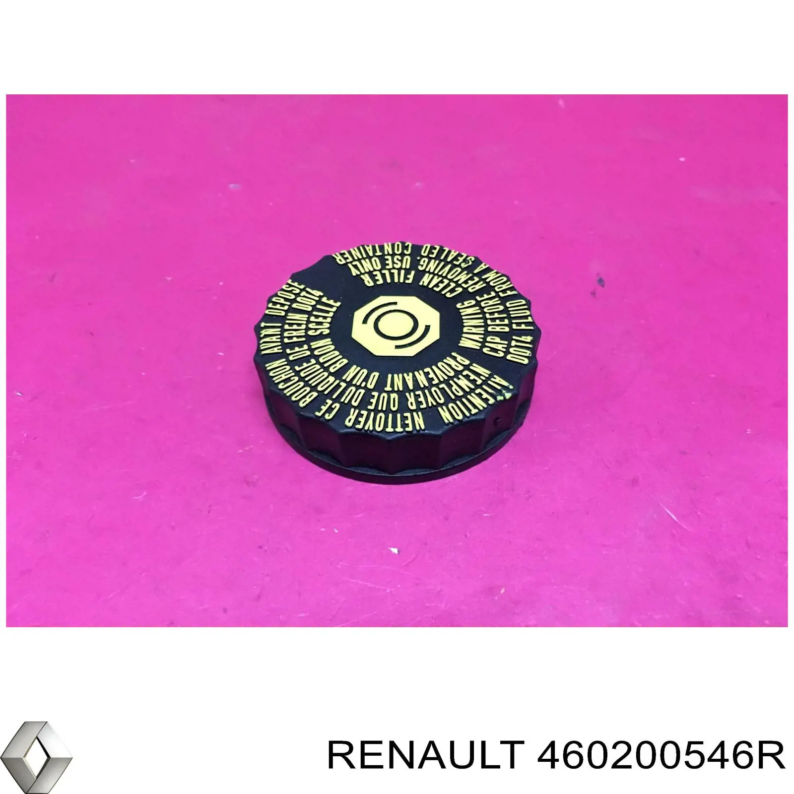 460200546R Renault (RVI) Tampa de tanque de cilindro mestre do freio