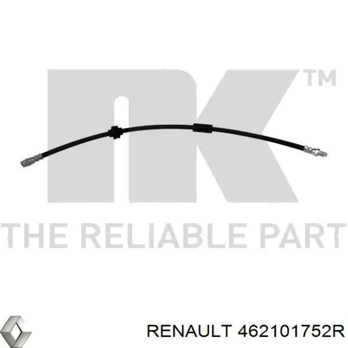 462101752R Renault (RVI) Mangueira do freio traseira