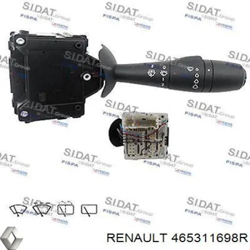 Compre 465311698R Renault (RVI) Placa sobreposta de pedal do freio