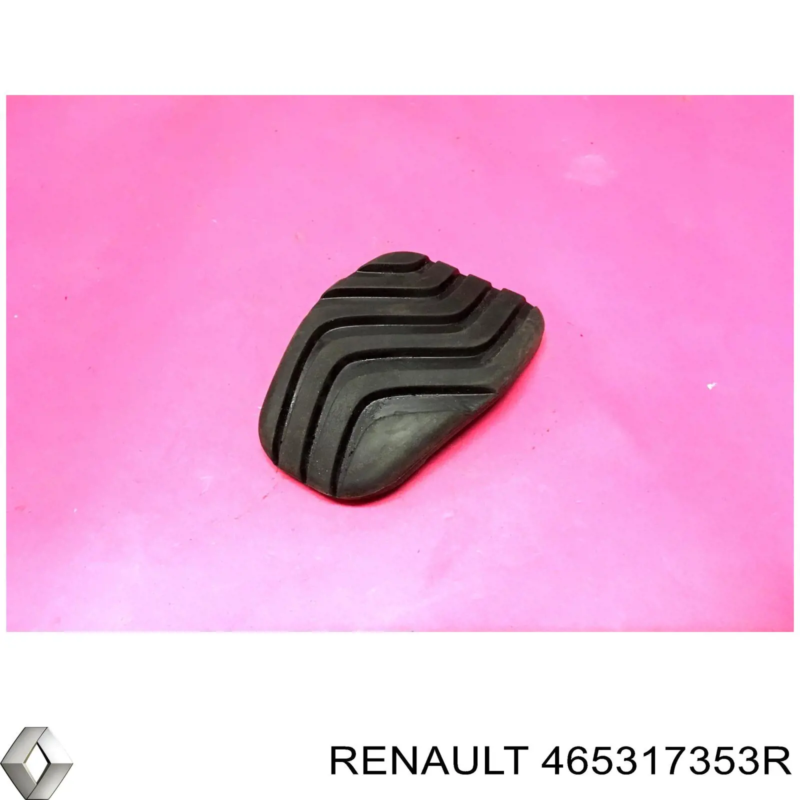 465317353R Renault (RVI) Placa sobreposta de pedal do freio