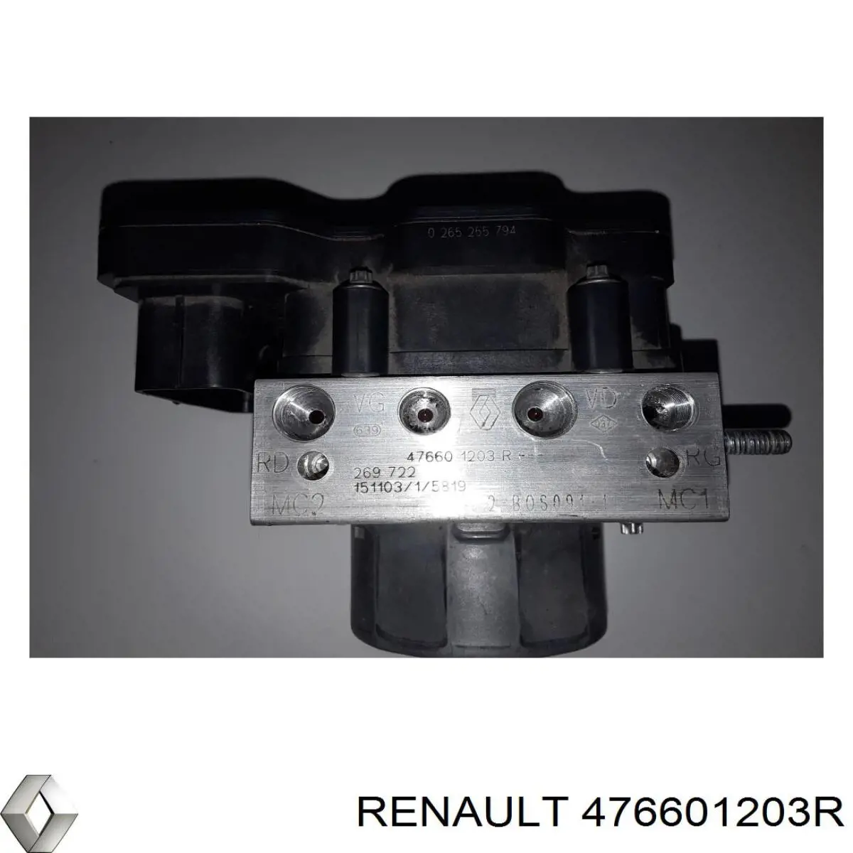 Compre 470601203R Renault (RVI) Unidade hidráulico de controlo ABS