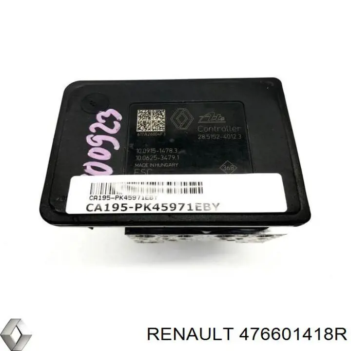 Unidade hidráulico de controlo ABS Renault (RVI) 476601418R preço, a partir de 281,41 USD