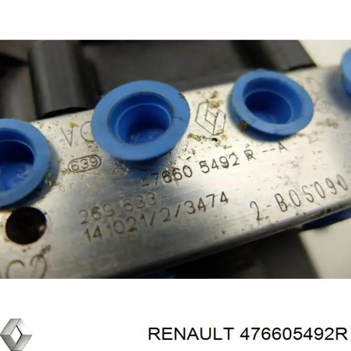 Unidade hidráulico de controlo ABS para Renault Clio IV BH
