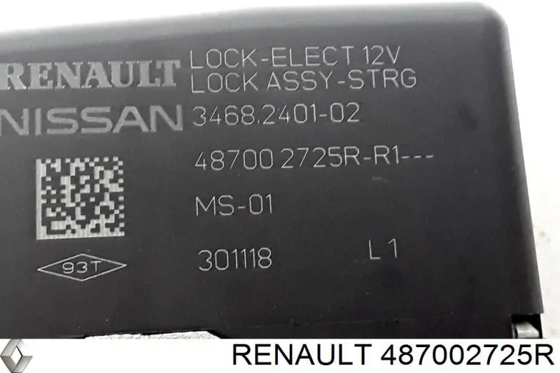 Compre 487009397R Nissan/Infiniti Mecanismo de bloqueio do volante de direção