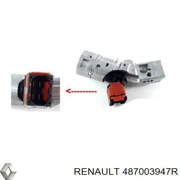 487003947R Renault (RVI) Fecho de ignição