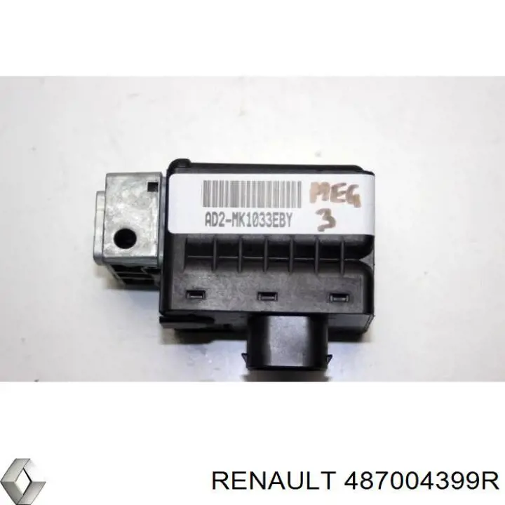 Mecanismo de bloqueio do volante de direção 487004399R Renault (RVI)