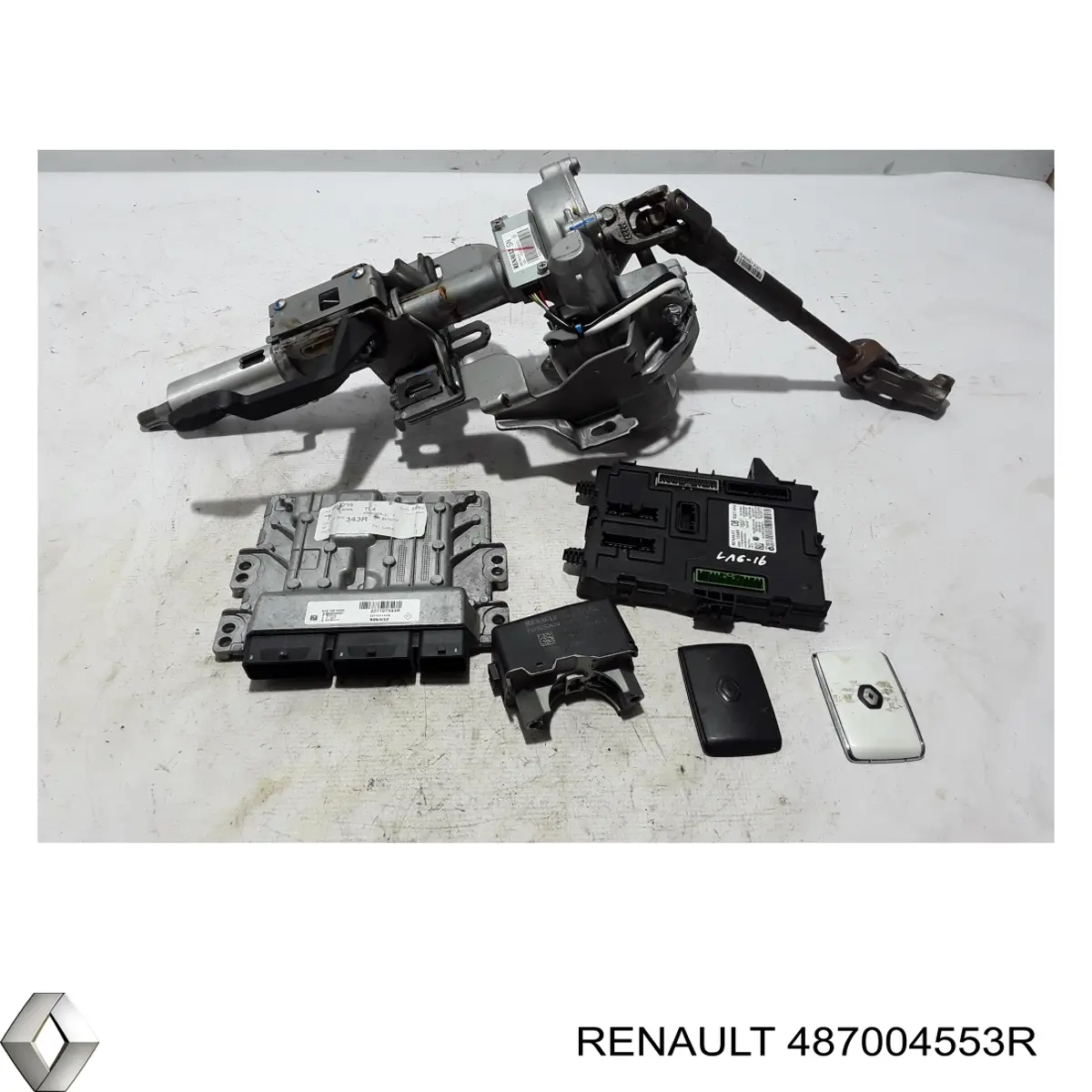 487004553R Renault (RVI) Mecanismo de bloqueio do volante de direção