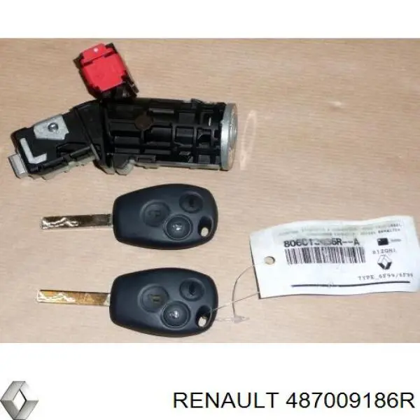487009186R Renault (RVI) Grupo de contato de fecho de ignição