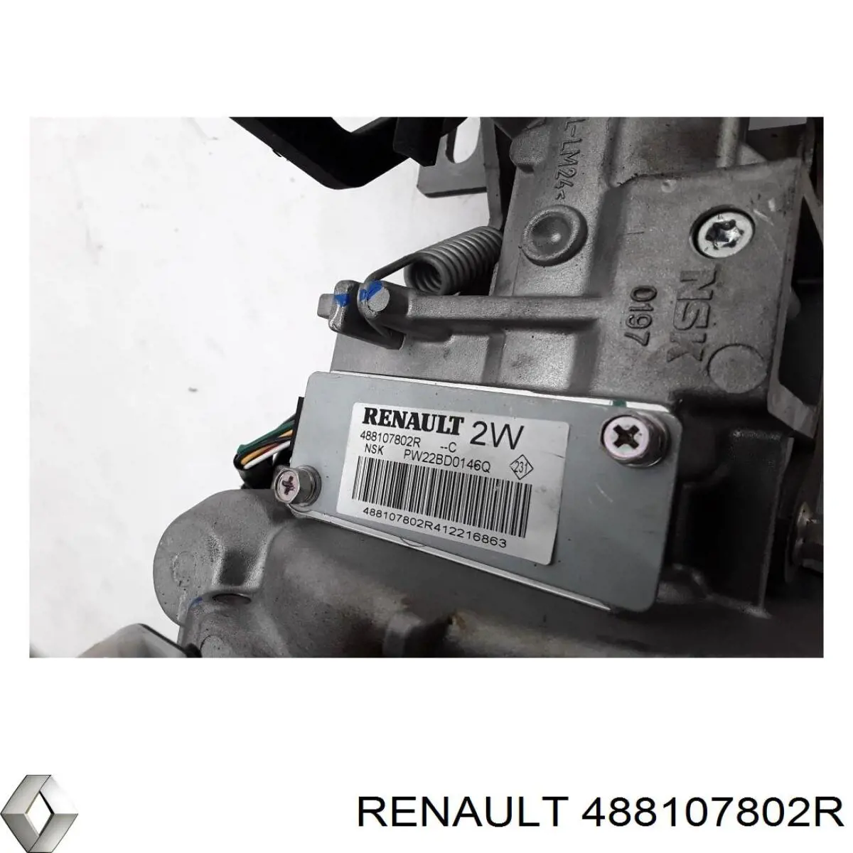 488107802R Renault (RVI) Coluna da direção