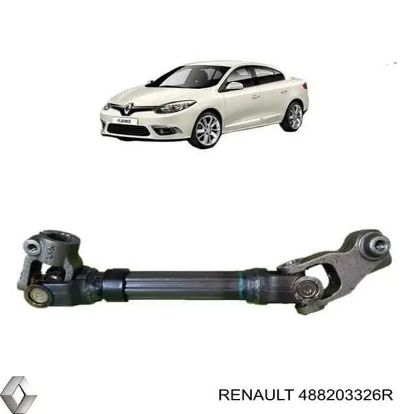 Coluna da direção para Renault Fluence  L3