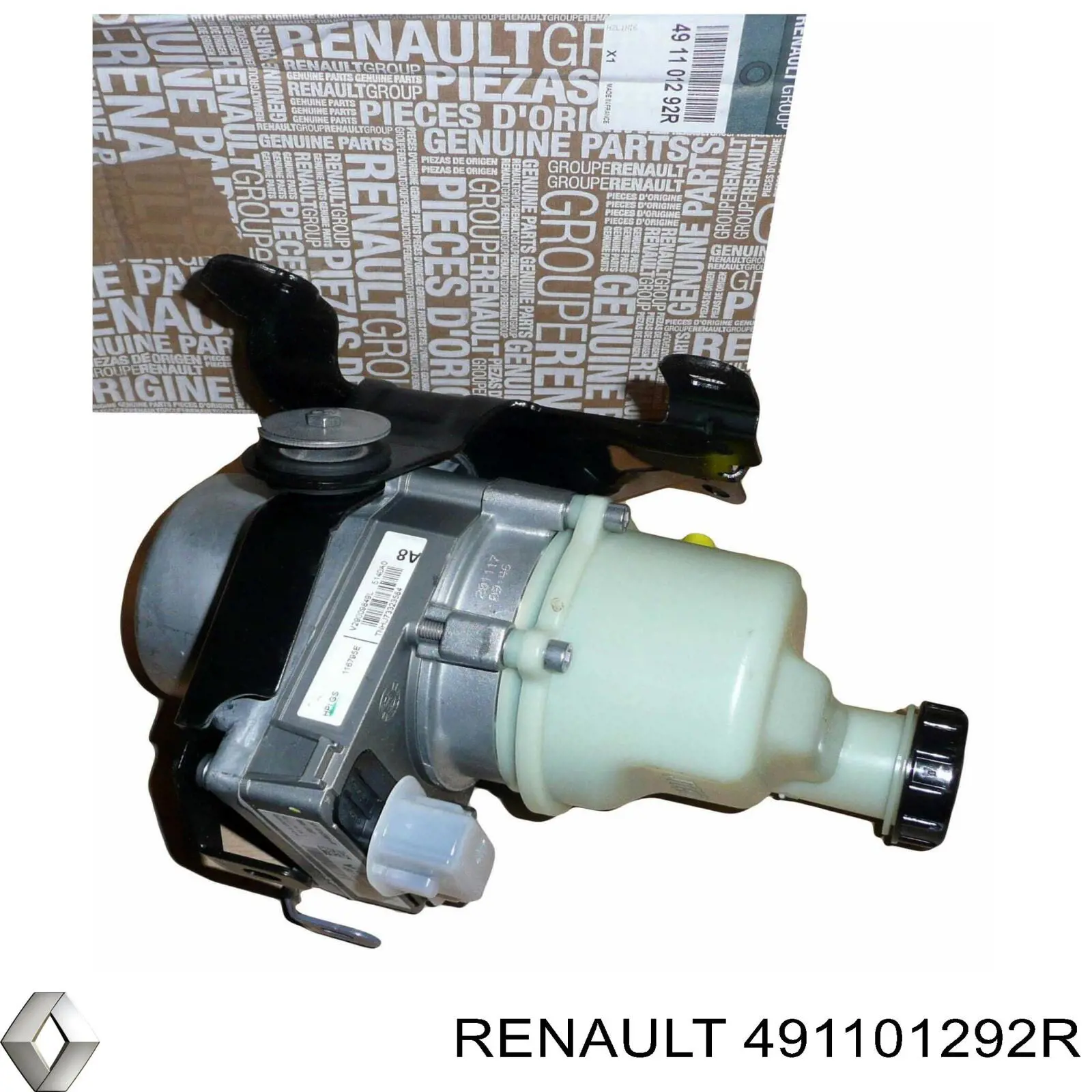 491101292R Renault (RVI) Bomba da Direção hidrâulica assistida