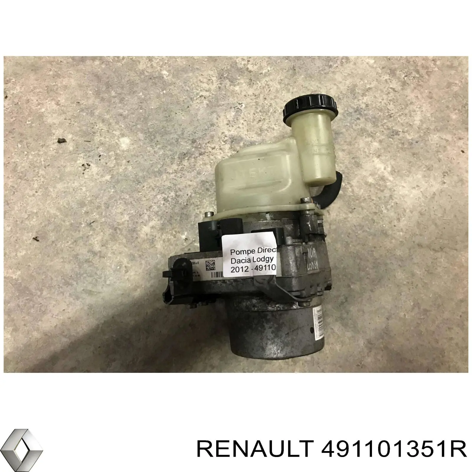 491101351R Renault (RVI) Bomba da Direção hidrâulica assistida