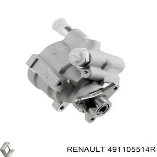 491105514R Renault (RVI) Bomba da Direção hidrâulica assistida