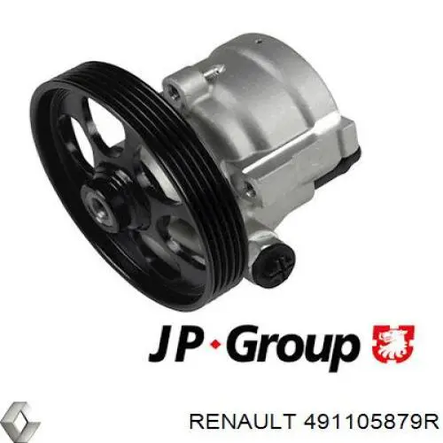 491105879R Renault (RVI) Bomba da Direção hidrâulica assistida
