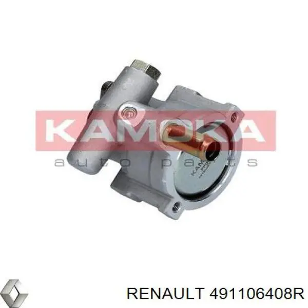 491106408R Renault (RVI) Bomba da Direção hidrâulica assistida