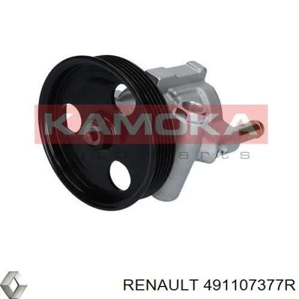 491107377R Renault (RVI) Bomba da Direção hidrâulica assistida