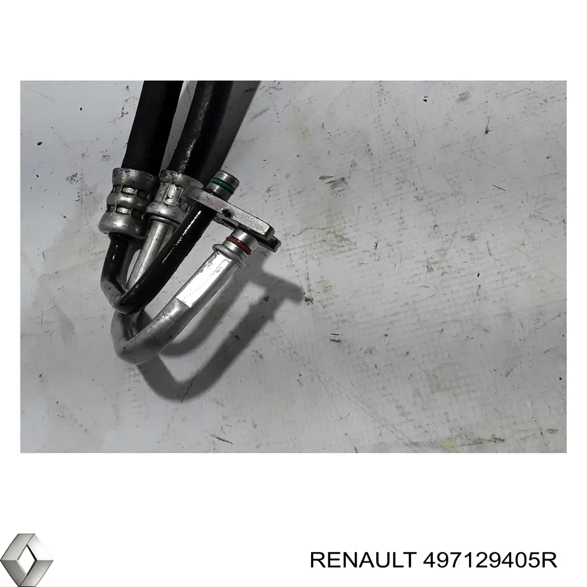 497129405R Renault (RVI) Mangueira da Direção hidrâulica assistida de pressão alta desde a bomba até a régua (do mecanismo)