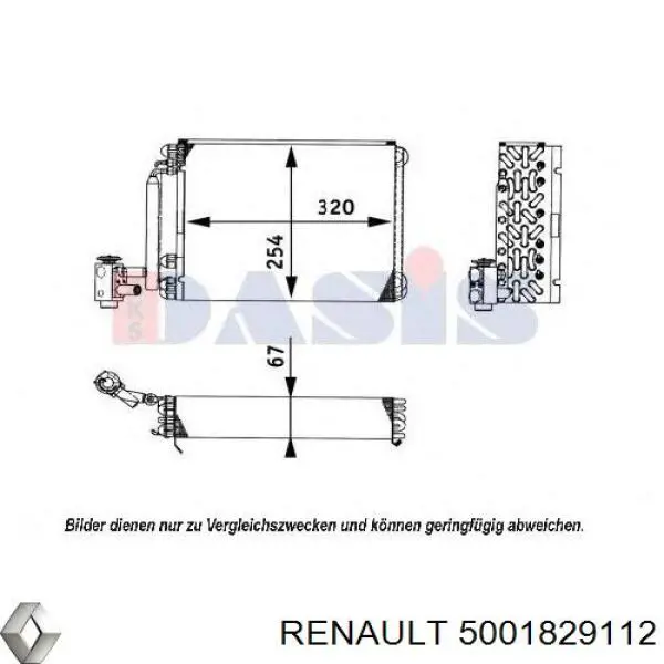  Vaporizador de aparelho de ar condicionado Renault Trucks MAGNUM IV caminhão trator (2005 - 2026) IV