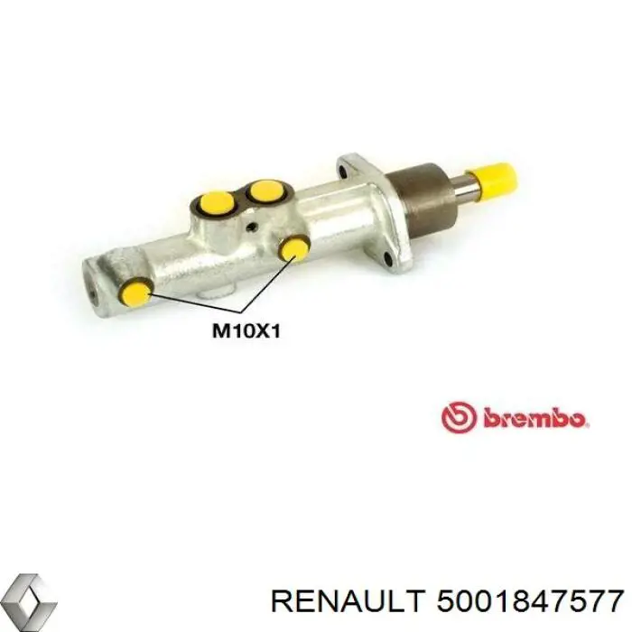 5001847577 Renault (RVI) Cilindro mestre do freio