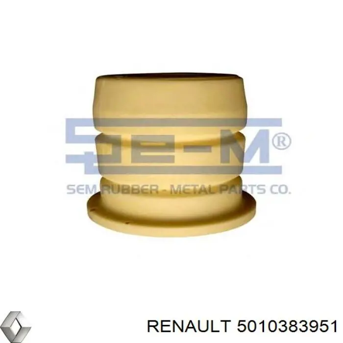 Compre 5010383951 Renault (RVI) Grade de proteção da suspensão de lâminas dianteira