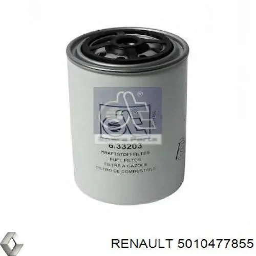 Filtro de combustível Renault (RVI) 5010477855 preço, a partir de 10,85 USD