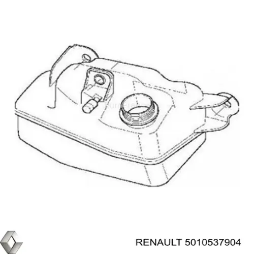 5010537904 Renault (RVI) Tanque de expansão do sistema de esfriamento