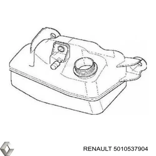 Tanque de expansão do sistema de esfriamento Renault (RVI) 5010537904 preço, a partir de 166,90 USD