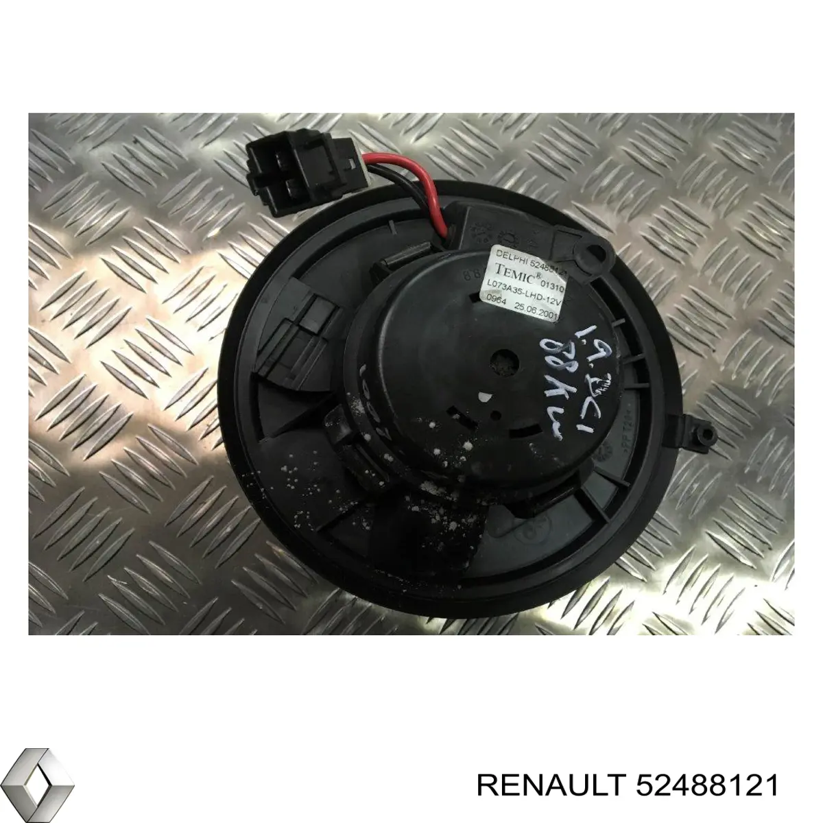Motor de ventilador de forno (de aquecedor de salão) Renault (RVI) 52488121