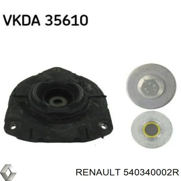 Suporte de amortecedor dianteiro Renault (RVI) 540340002R preço, a partir de 34,87 USD