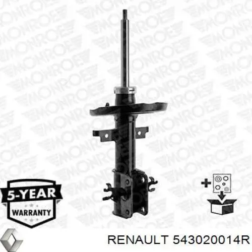 Amortecedor dianteiro Renault (RVI) 543020014R preço, a partir de 91,62 USD