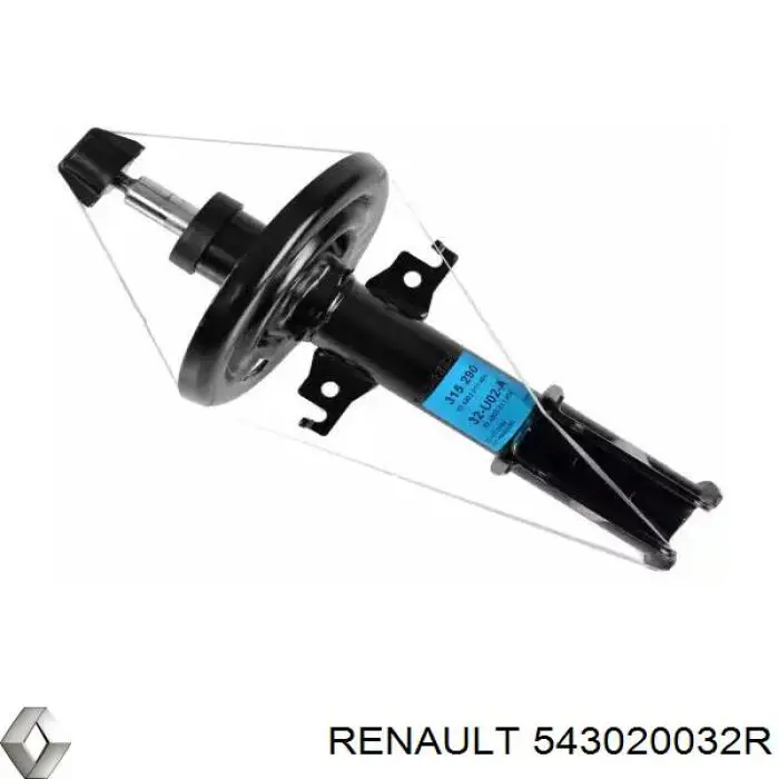 543020032R Renault (RVI) Amortecedor dianteiro
