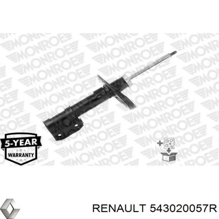 Amortecedor dianteiro Renault (RVI) 543020057R preço, a partir de 63,48 USD