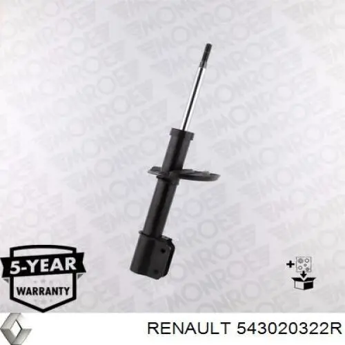Amortecedor dianteiro Renault (RVI) 543020322R preço, a partir de 49,37 USD