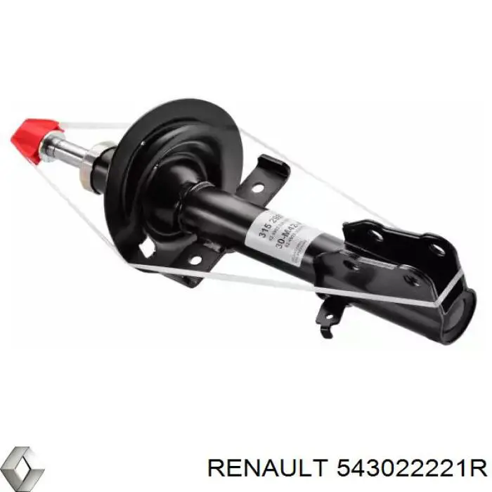 Compre 543022221R Renault (RVI) Amortecedor dianteiro