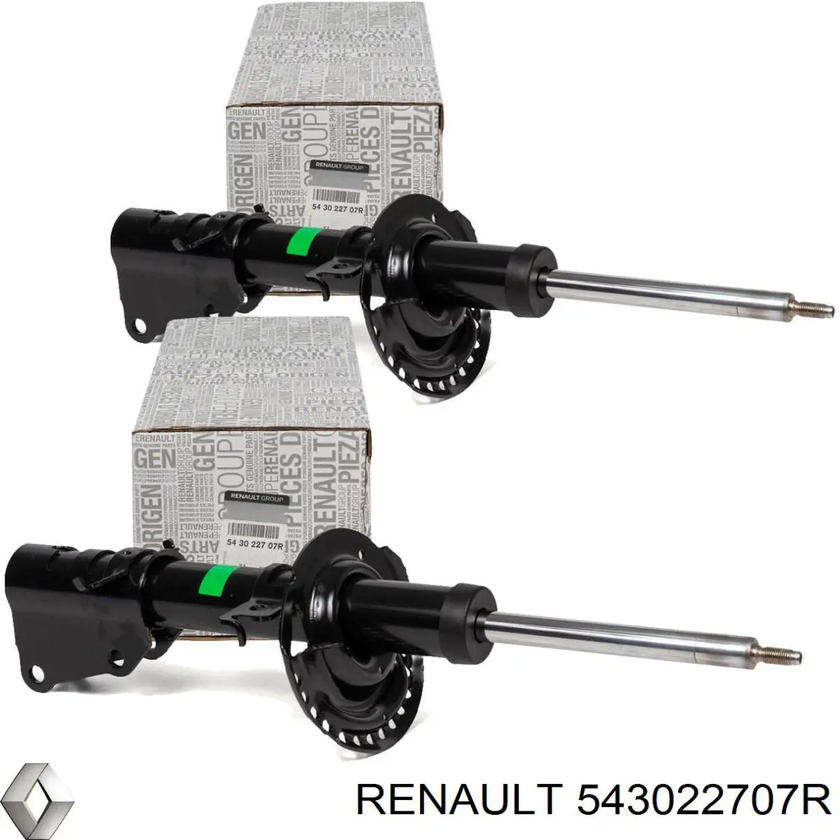 543022707R Renault (RVI) Amortecedor dianteiro