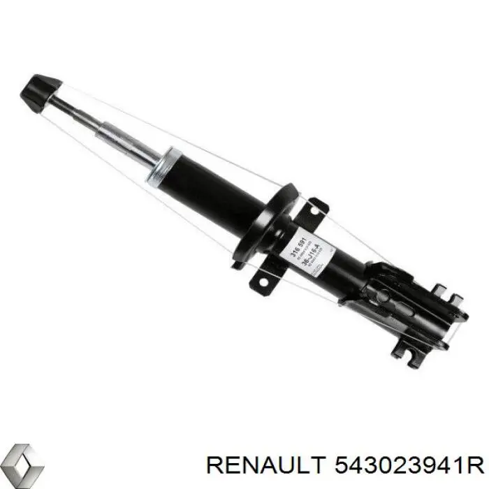 543023941R Renault (RVI) Amortecedor dianteiro