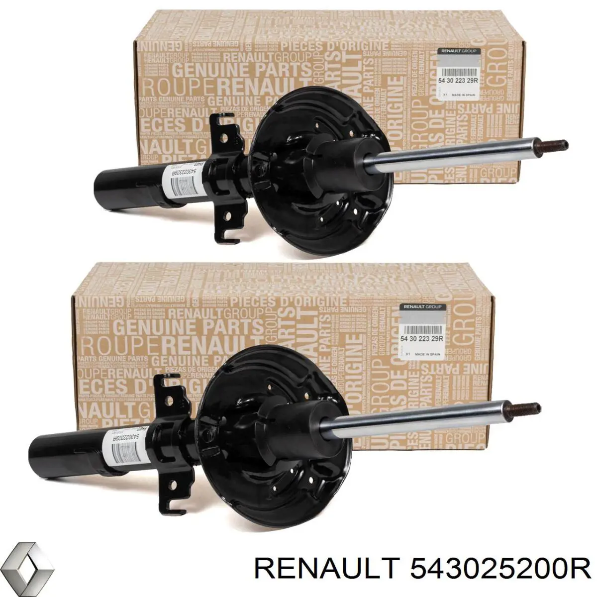 543025200R Renault (RVI) Amortecedor dianteiro
