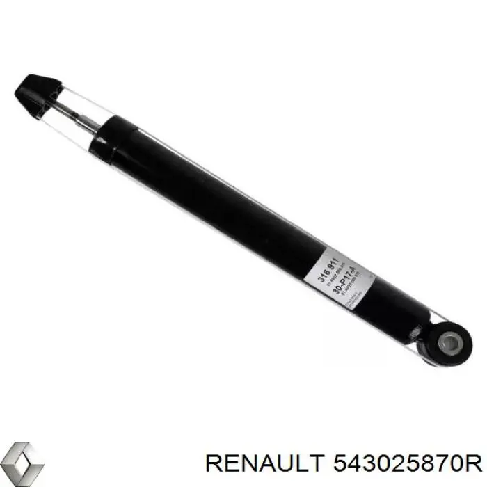 Amortecedor dianteiro Renault (RVI) 543025870R preço, a partir de 48,94 USD