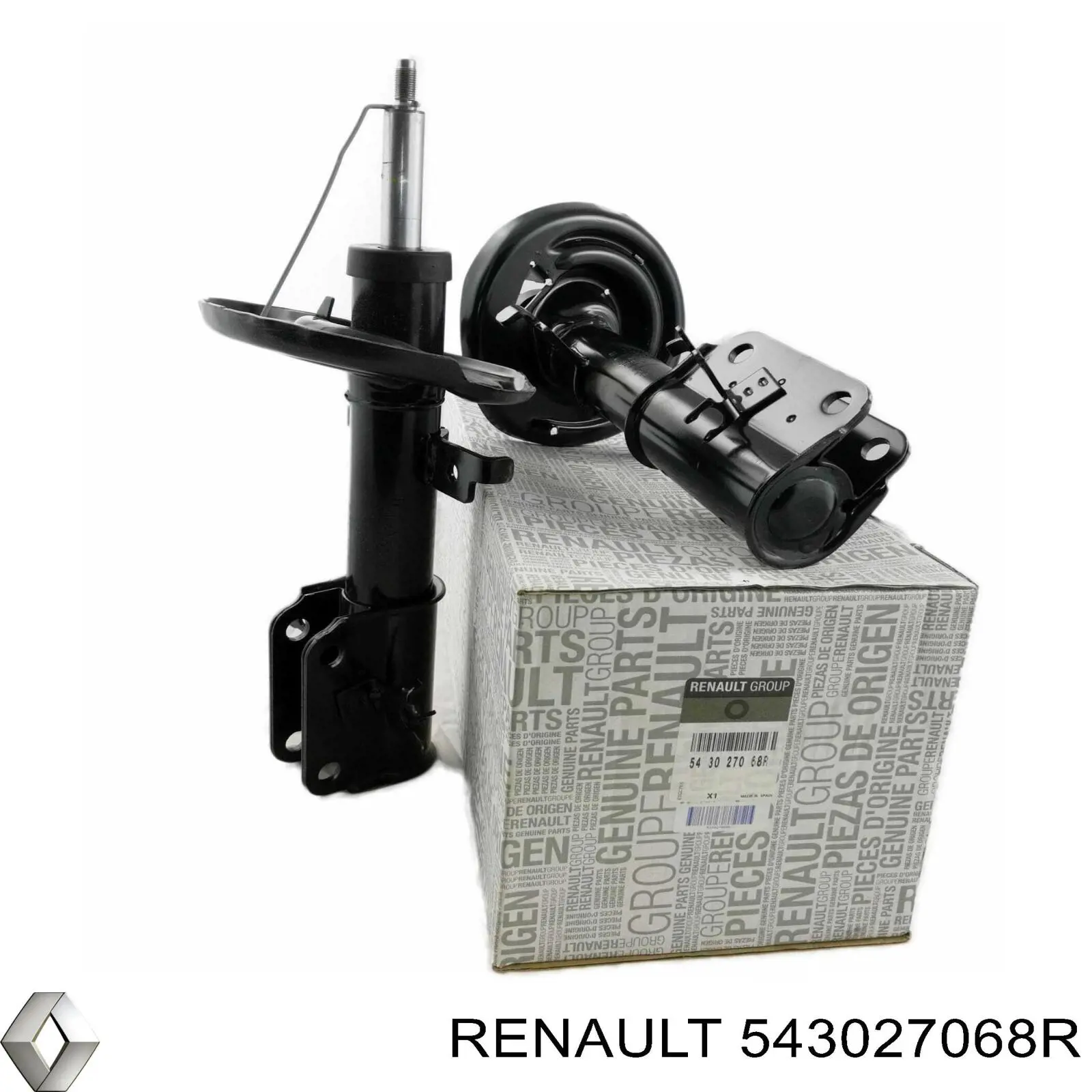 Compre 543027068R Renault (RVI) Amortecedor dianteiro