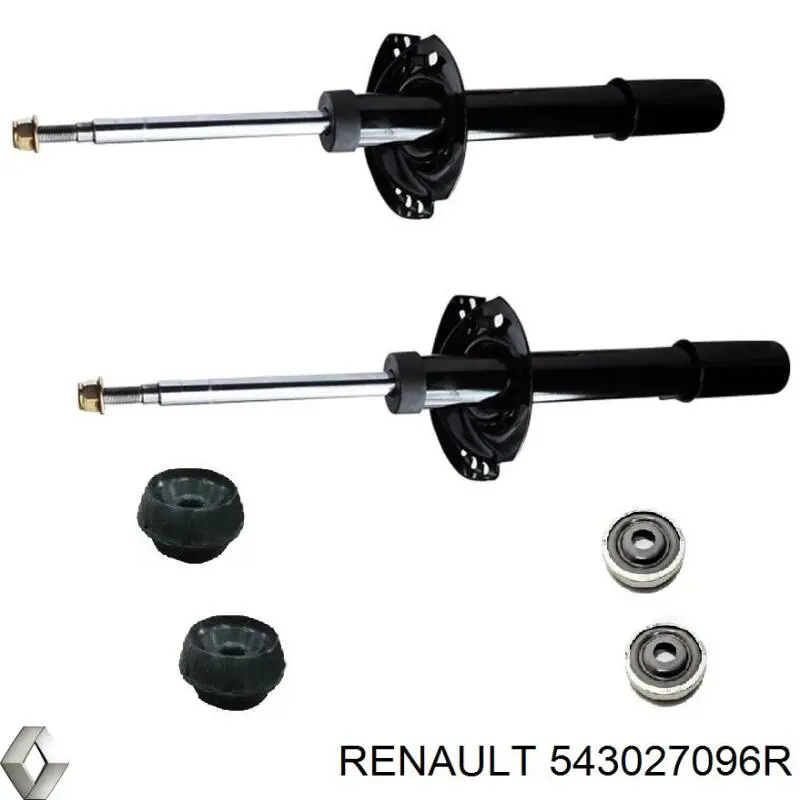 Amortecedor dianteiro Renault (RVI) 543027096R preço, a partir de 45,40 USD