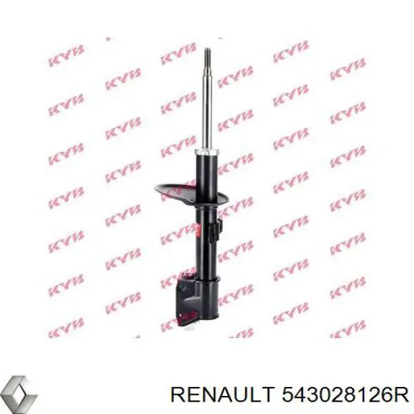 543028126R Renault (RVI) Amortecedor dianteiro
