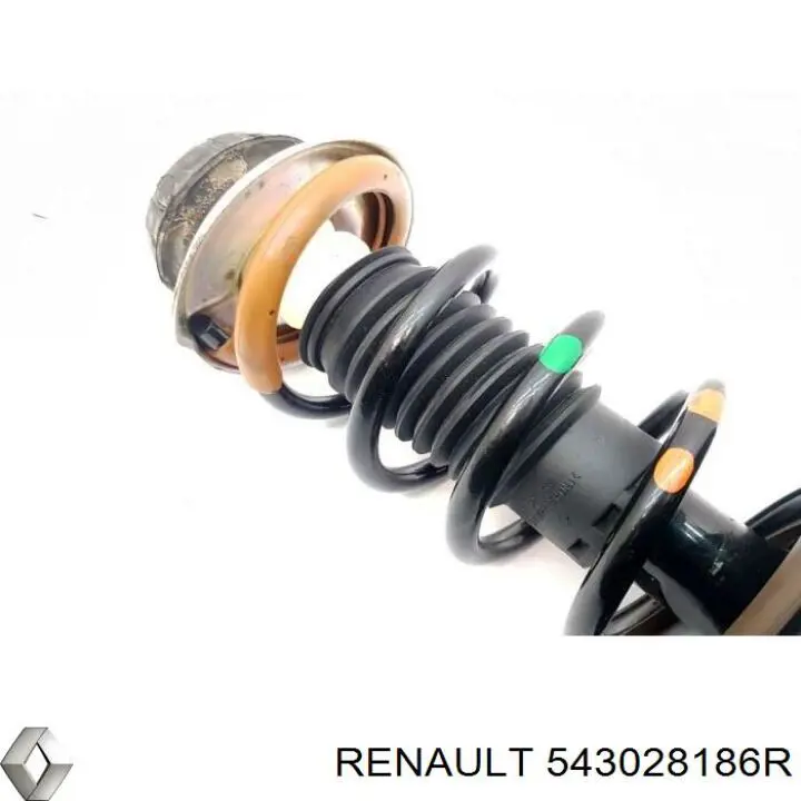 543028186R Renault (RVI) Amortecedor dianteiro