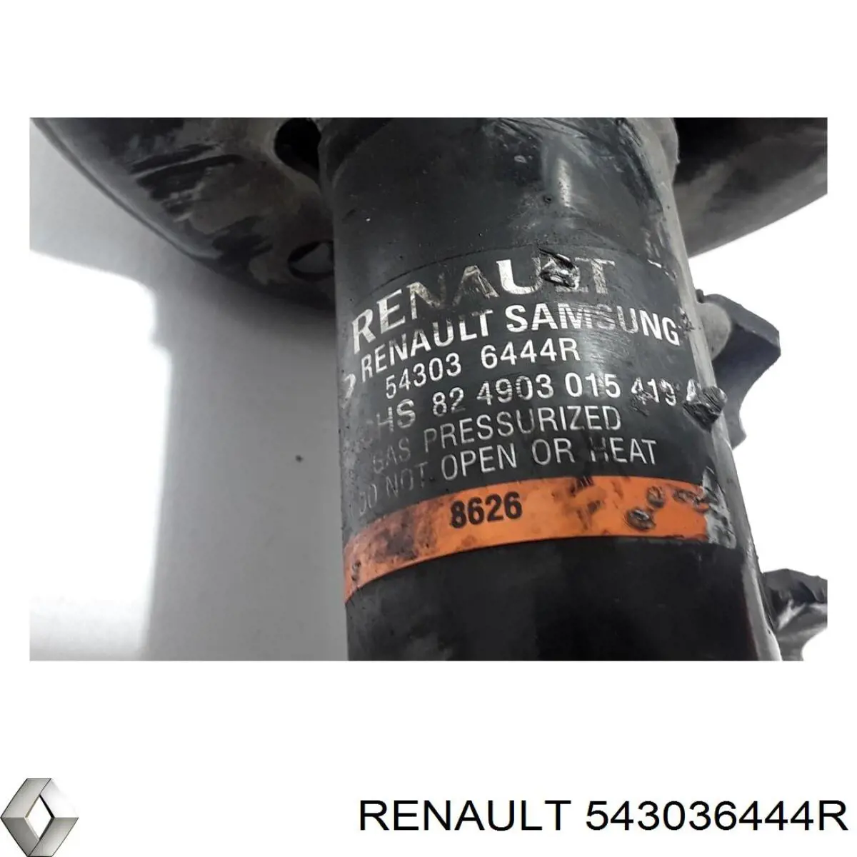 Amortecedor dianteiro esquerdo 543030343R Renault (RVI)