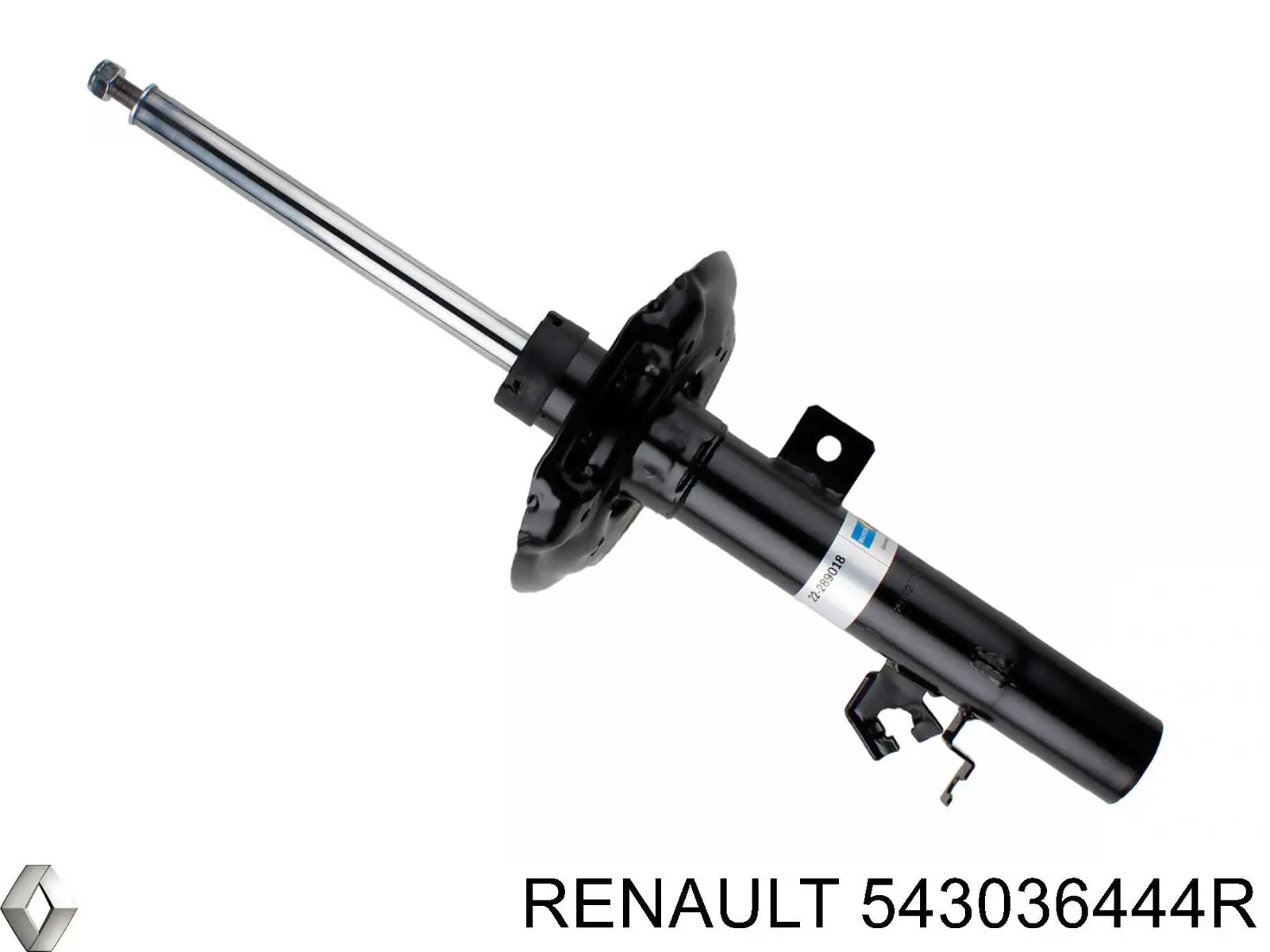 Amortecedor dianteiro esquerdo 543030343R Renault (RVI)