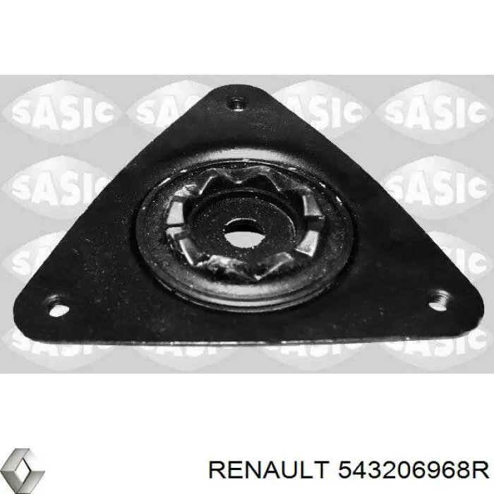 543206968R Renault (RVI) Suporte de amortecedor dianteiro